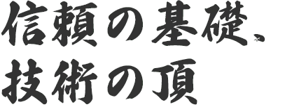 信頼の基礎、技術の頂